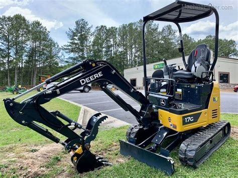 loading john deere mini 17g excavator|john deere 17g track size.